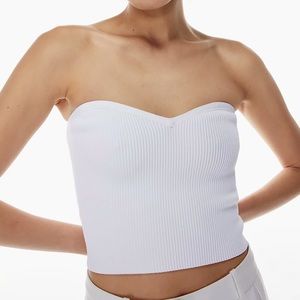 Babaton Sculpt Knit Sweetheart Tube Top